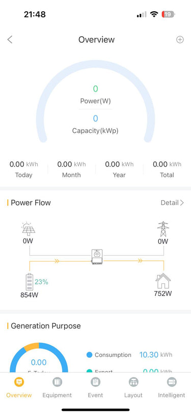 image of monitor app for sunsynk
